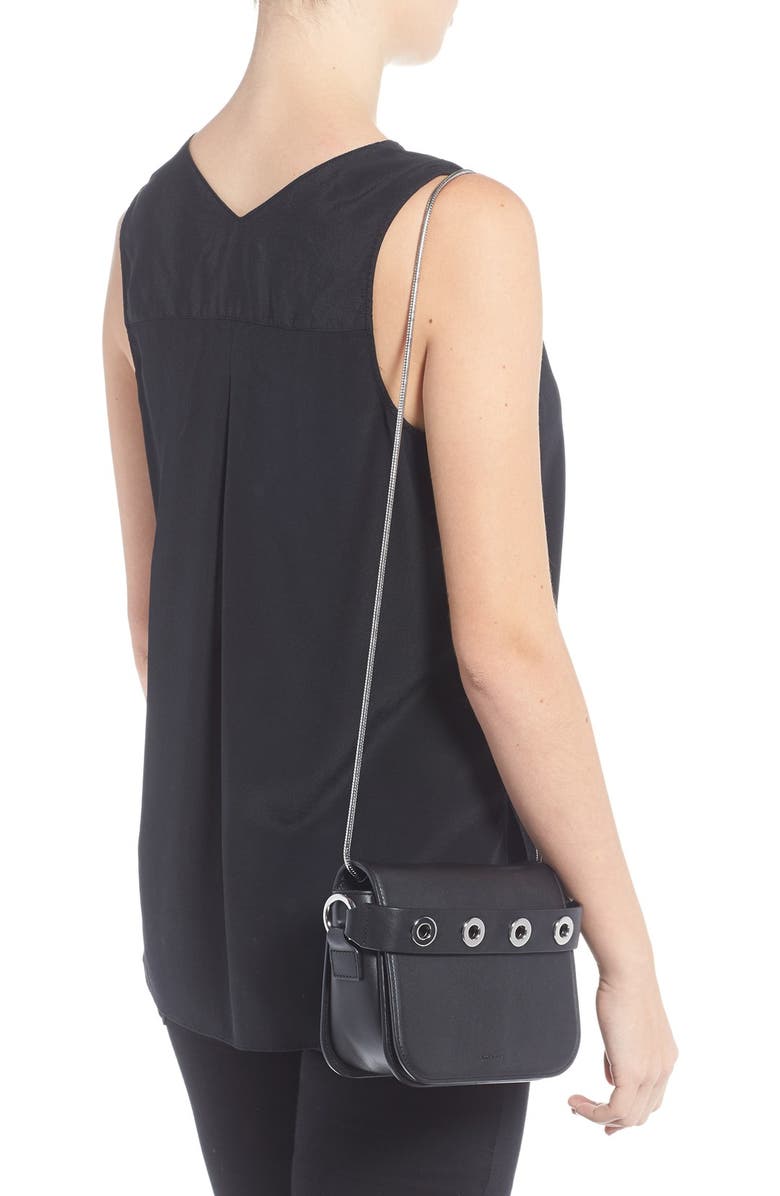 AllSaints 'Ikuya' Leather Clutch, Alternate, color,