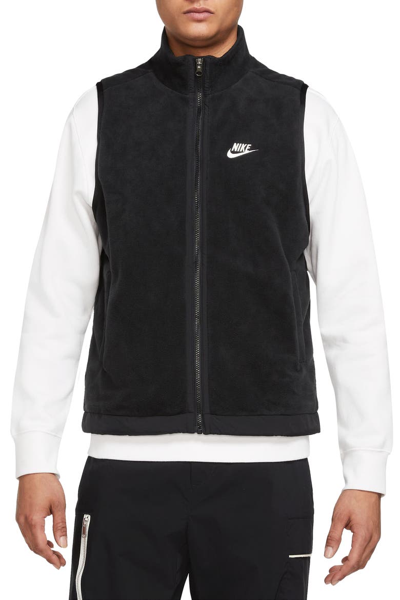 Club Fleece+ Winterized Vest, Main, color, BLACK/ SAIL