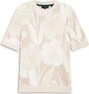 Ted Baker Baryn Floral Short Sleeve Sweater