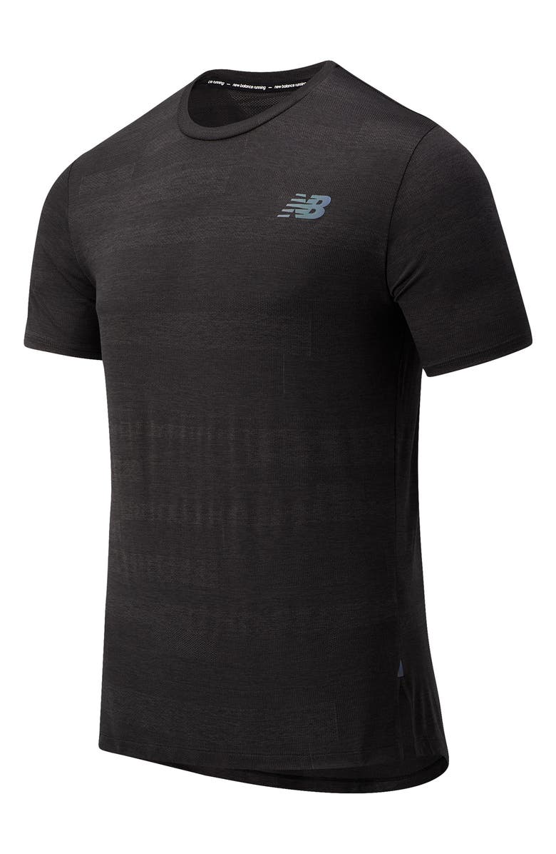 New Balance Q Speed Fuel Jacquard Performance T-Shirt, Main, color, 