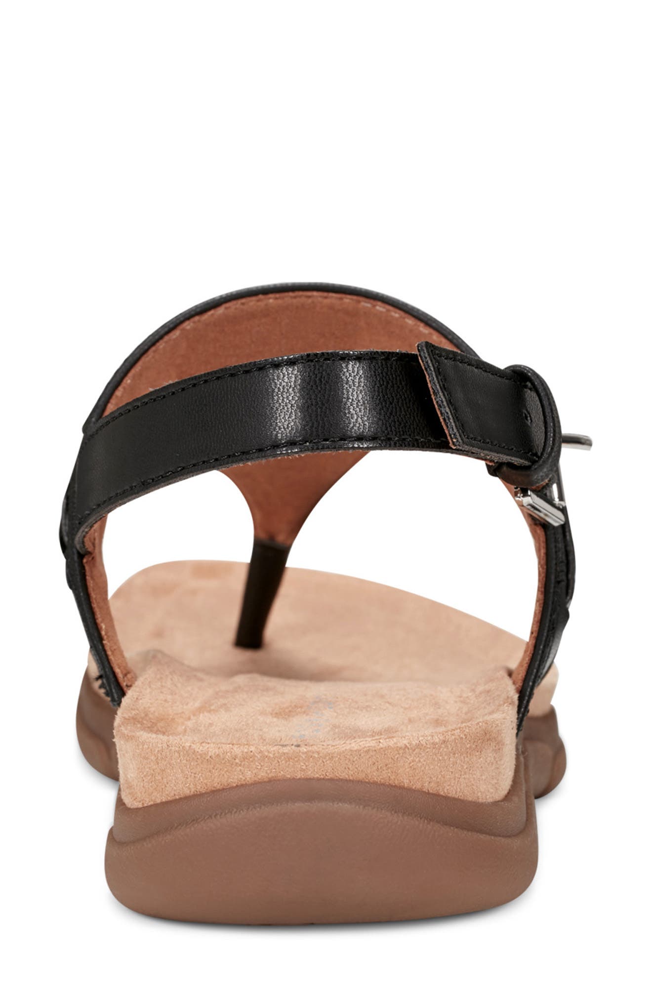 Easy Spirit Monte Slingback Sandal, Alternate, color, Black Patent