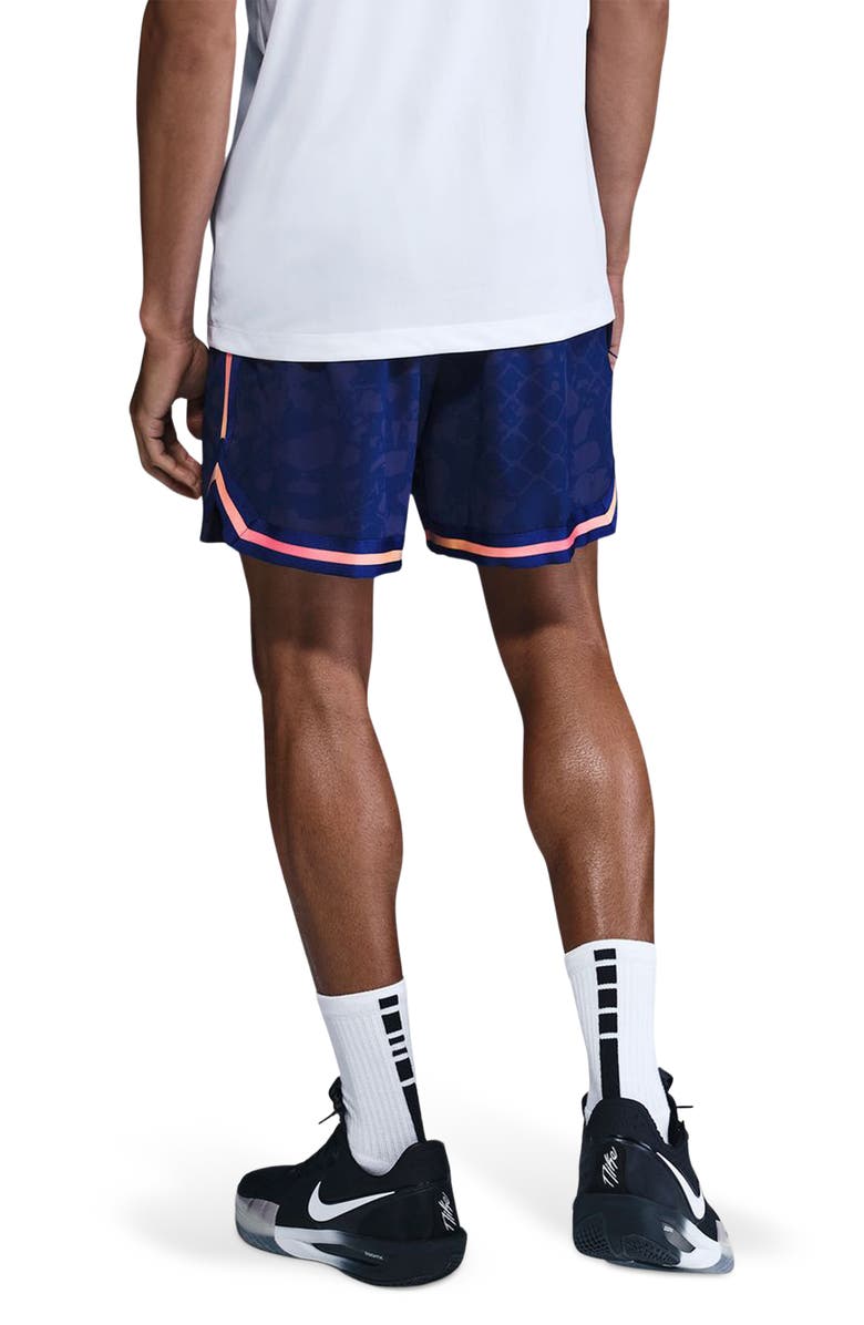 Nike DNA Dri-FIT 6-Inch Woven Basketball Shorts, Alternate, color, Blue Void/ Midnight Navy