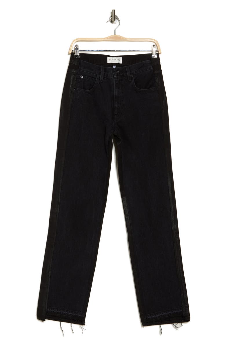 SLVRLAKE London Reworked Panelled Wide Leg Jeans, Alternate, color, 