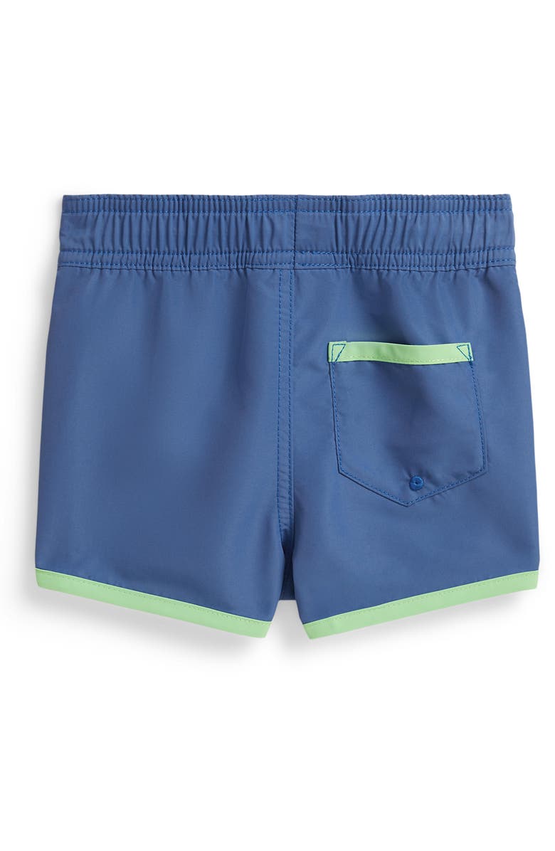 Ralph Lauren Embroidered Polo Bear Swim Trunks, Alternate, color, Bai Blue