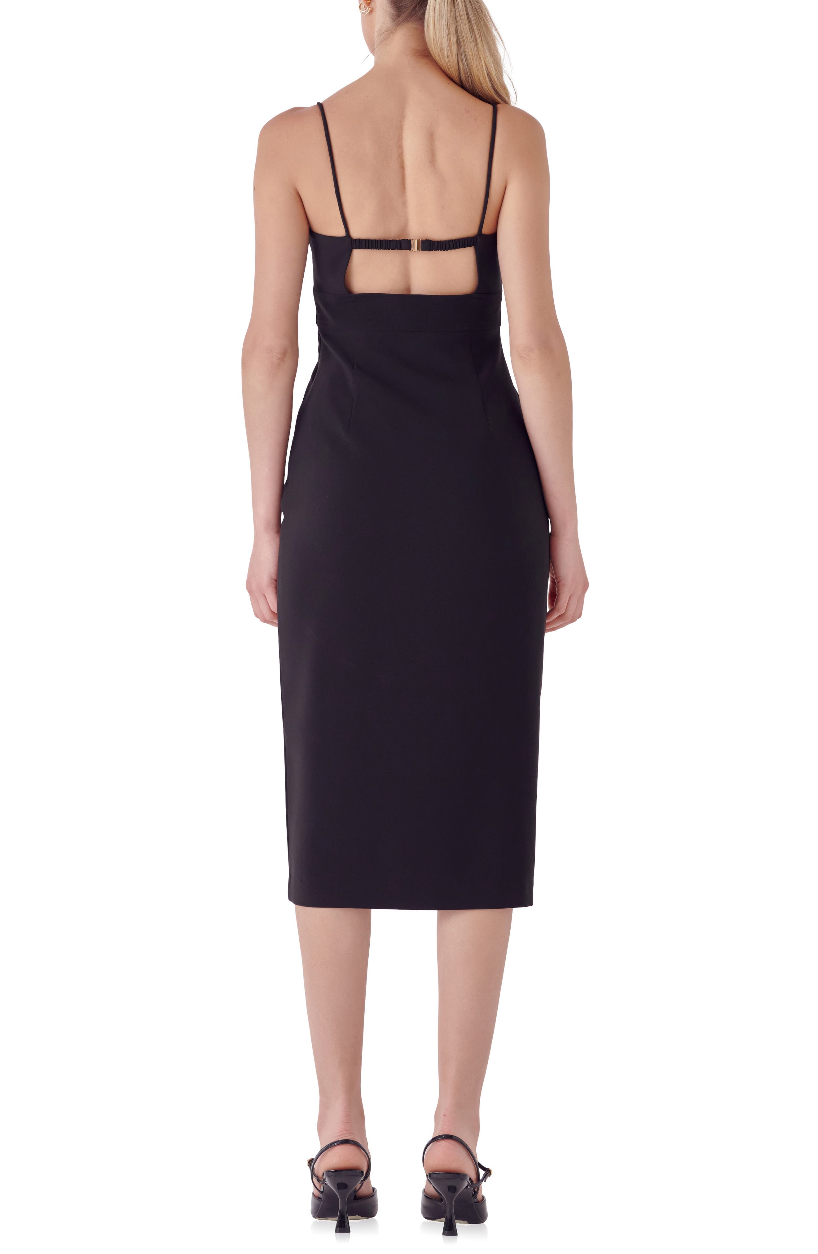 Strappy Midi Sheath Dress - image 2