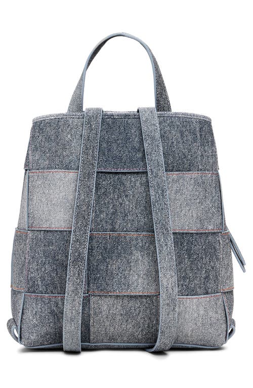 Desigual Medium Braided Denim-effect Backpack