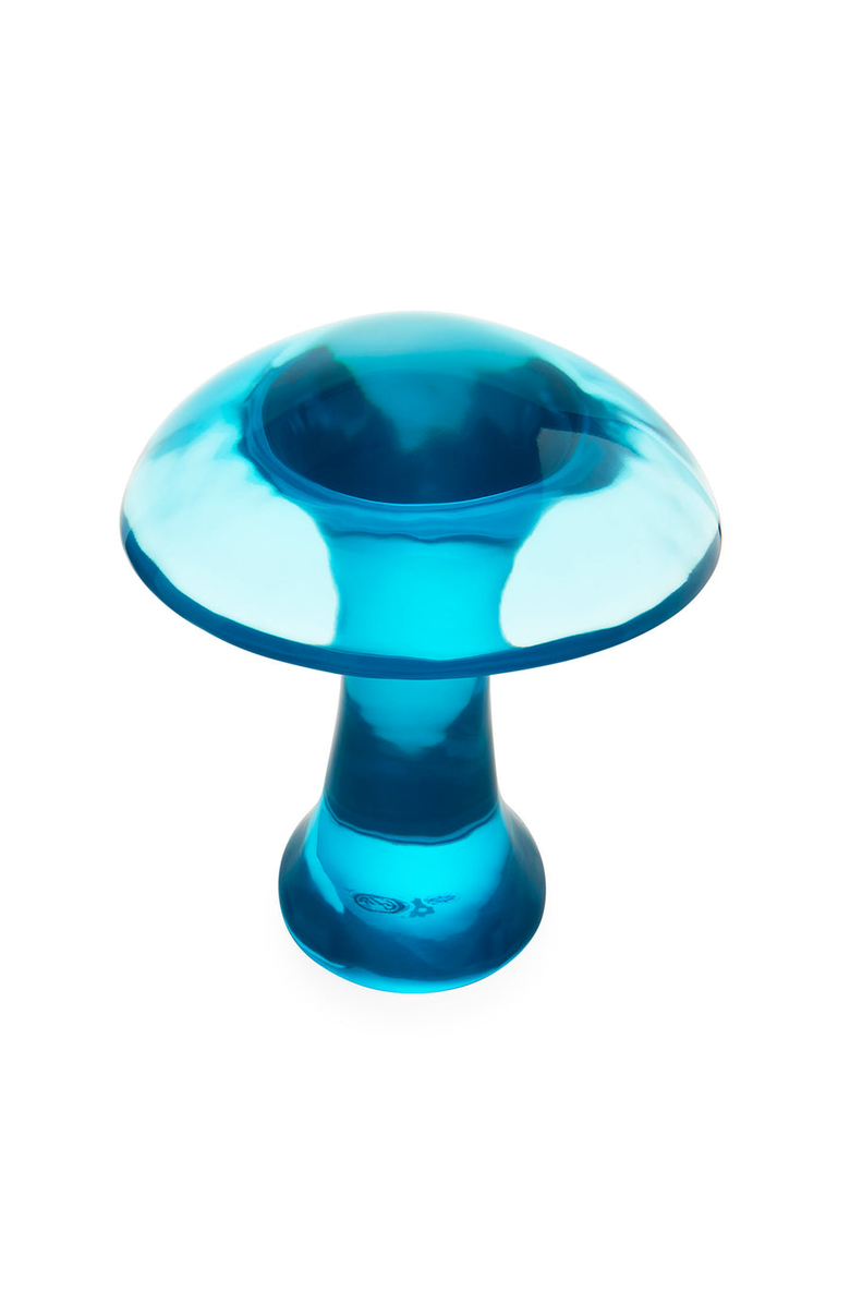 Jonathan Adler Turquoise Acrylic Mushroom Objet, Alternate, color, 