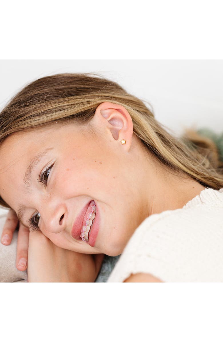 Pip Pop Beaded Star Earring, Alternate, color, Gold