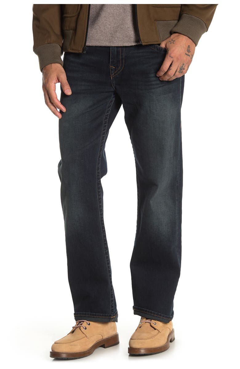 True Religion Ricky Flap Pocket Straight Leg Jeans, Main, color, 