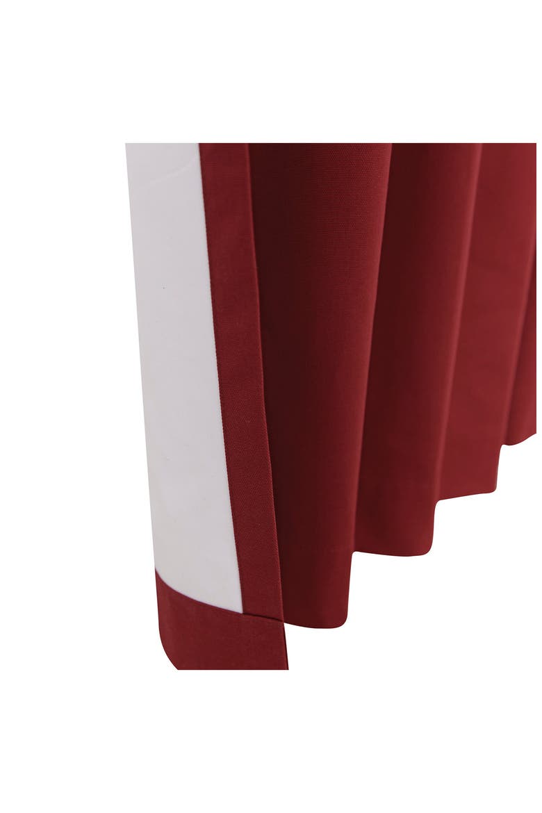 Set of 2 Cotton Curtain Panels, Alternate, color, BURGUNDY