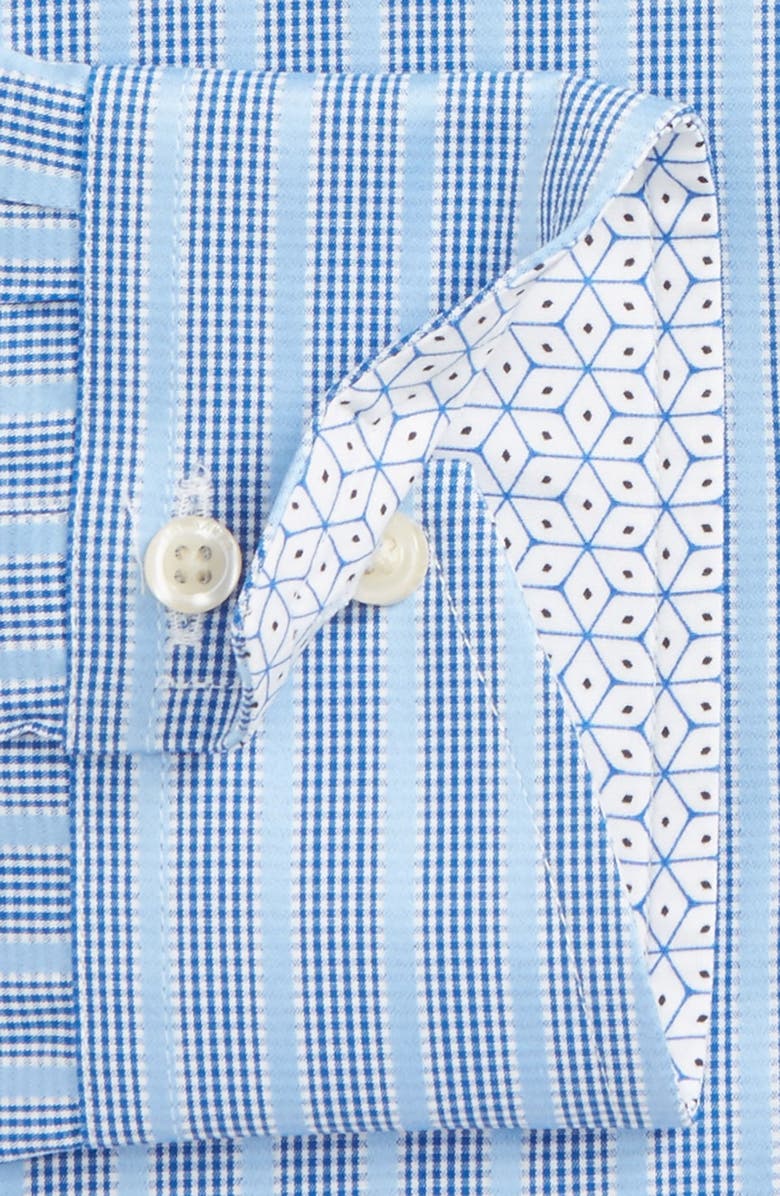 Ted Baker London 'Maccy' Trim Fit Stripe Dress Shirt, Alternate, color,