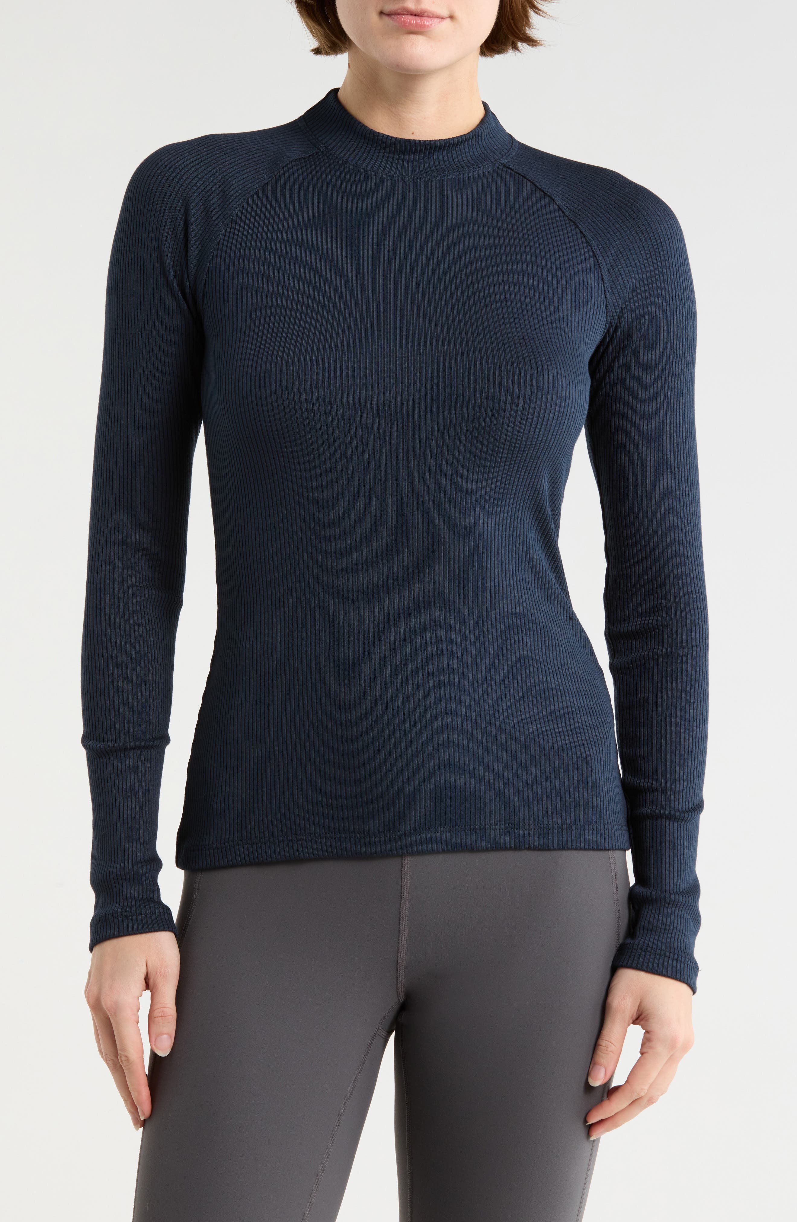 Beyond Yoga Contours Mock Neck Top
