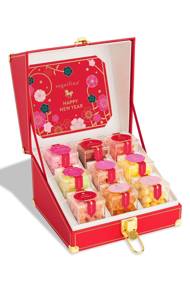 sugarfina Lunar New Year 2026 9-Piece Candy Cube Mini Trunk, Alternate, color, 