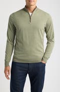 Peter Millar Crown Crafted Excursionist Quarter Zip Sweater