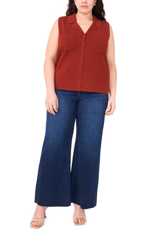 Halogenr Halogen(r) Notched Collar Sweater Vest
