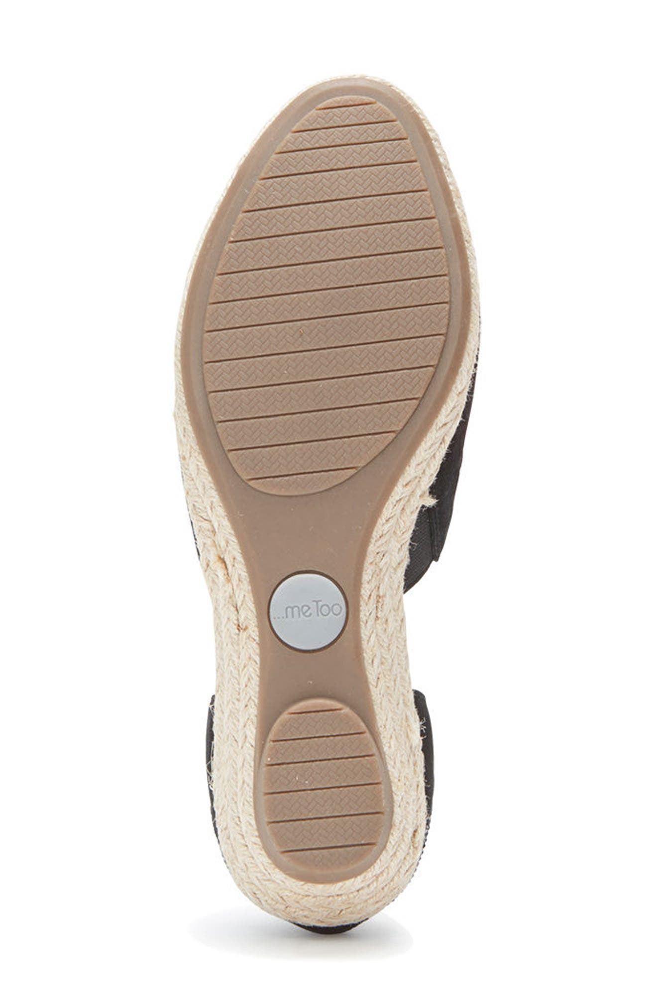 Netta Espadrille Wedge, Alternate, color, BLACK SUEDE