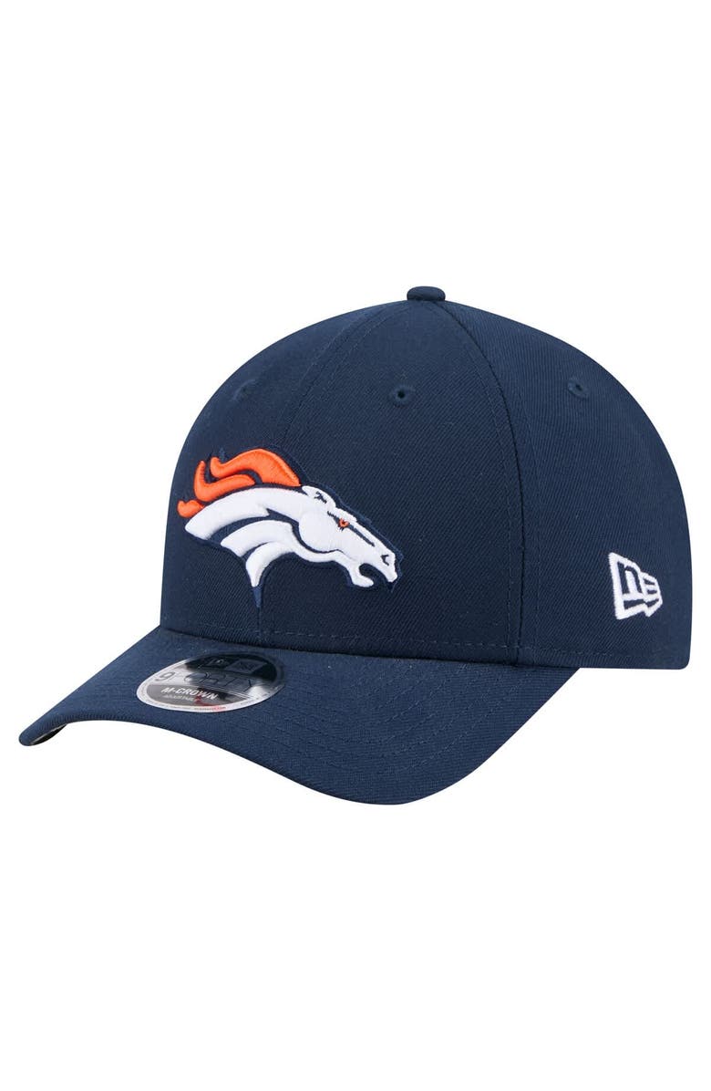 New Era Men's New Era  Navy Denver Broncos Team Collection 9FORTY M-Crown Adjustable Hat, Main, color, 