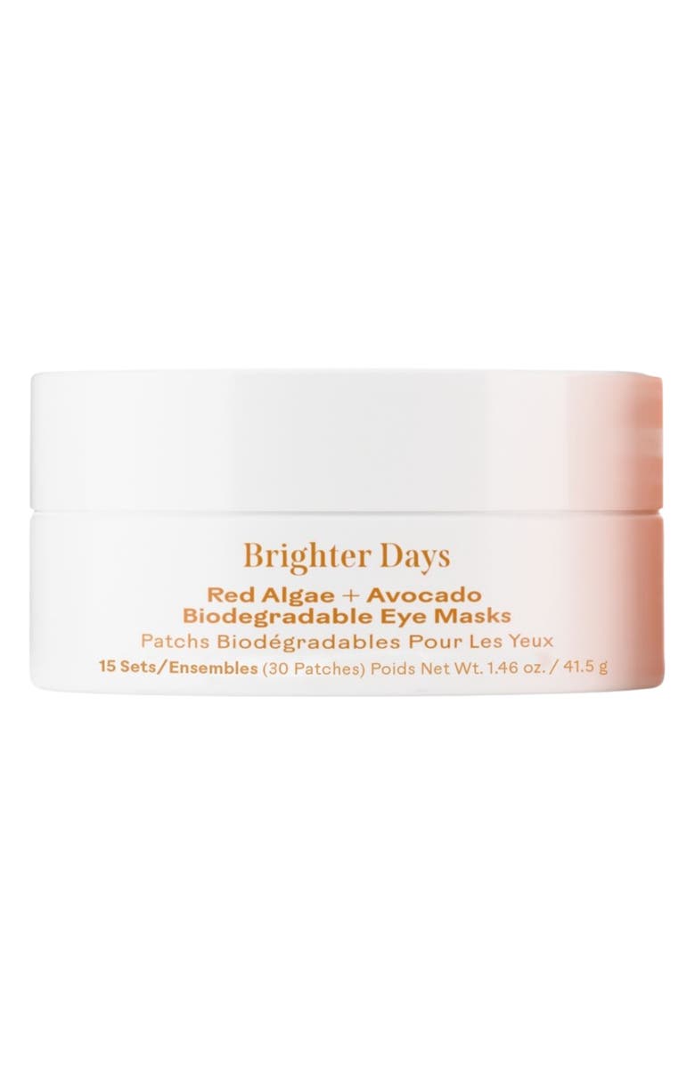 Three Ships Brighter Days<sup>™</sup> Red Algae + Avocado Biodegradable Eye Mask - 15 Pack, Main, color,