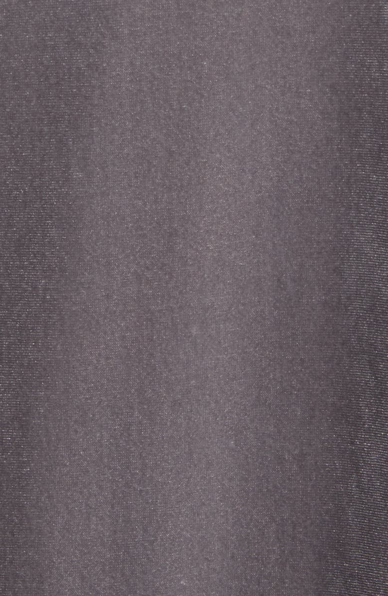 Anne Klein Velour Funnel Neck Pullover, Alternate, color, 