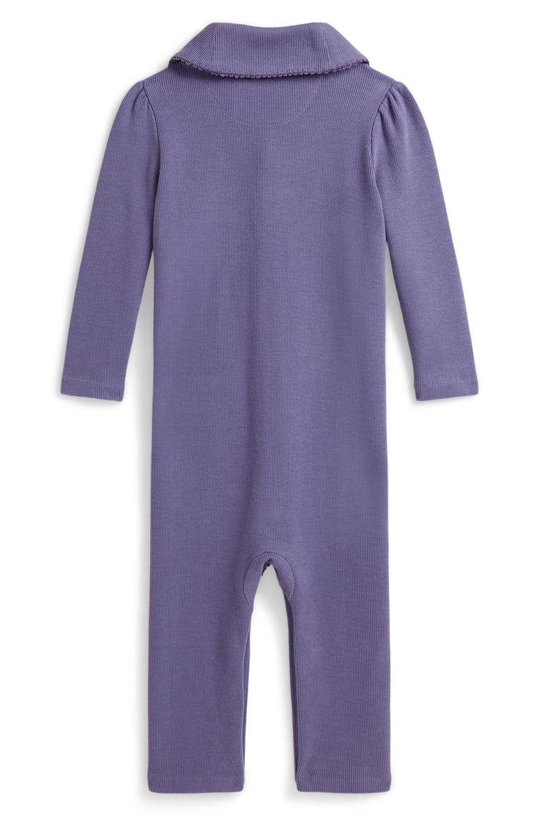 Kids' Estate Rib Cotton Coverall, Alternate, color, SUMMER PURPLE