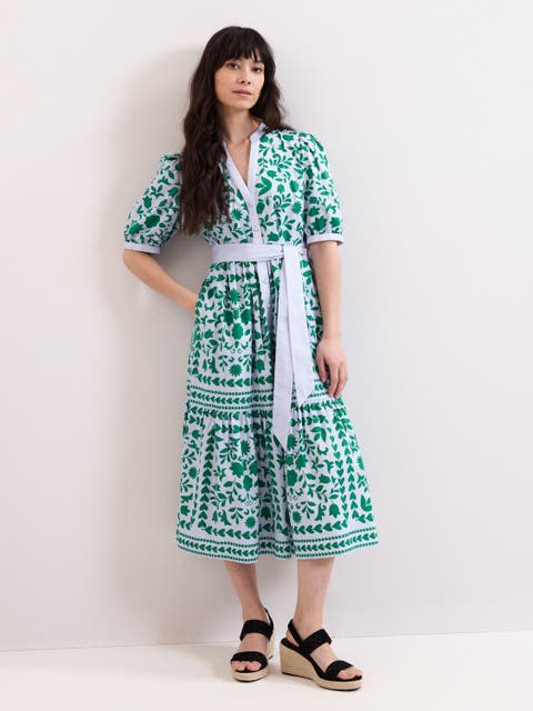 Trinity Printed Midi Dress