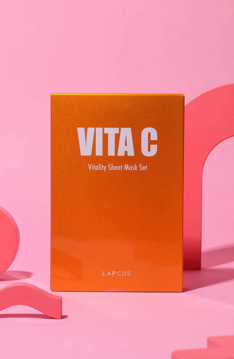 LAPCOS Vitamin C Vitality Sheet Mask, Alternate, color, Orange