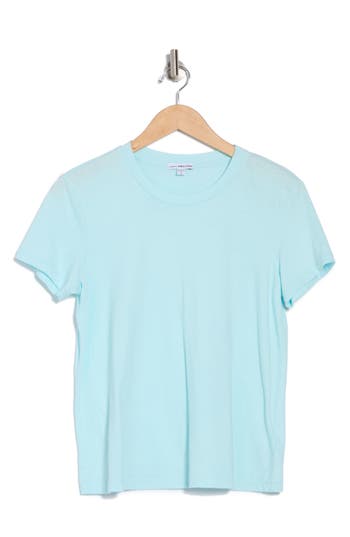 James Perse Cotton T-shirt In Blue