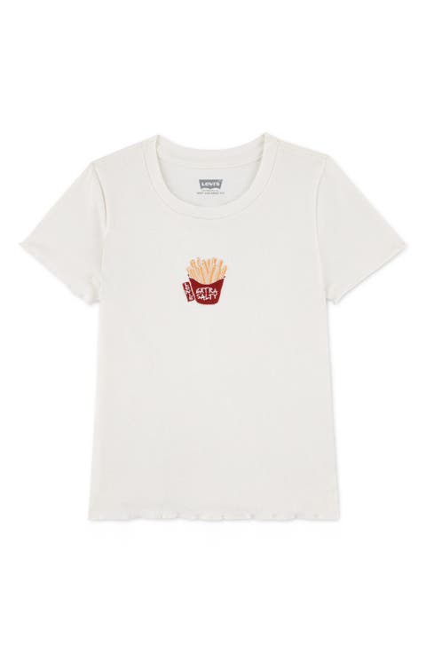Kids' Fries Rib Graphic Baby Tee