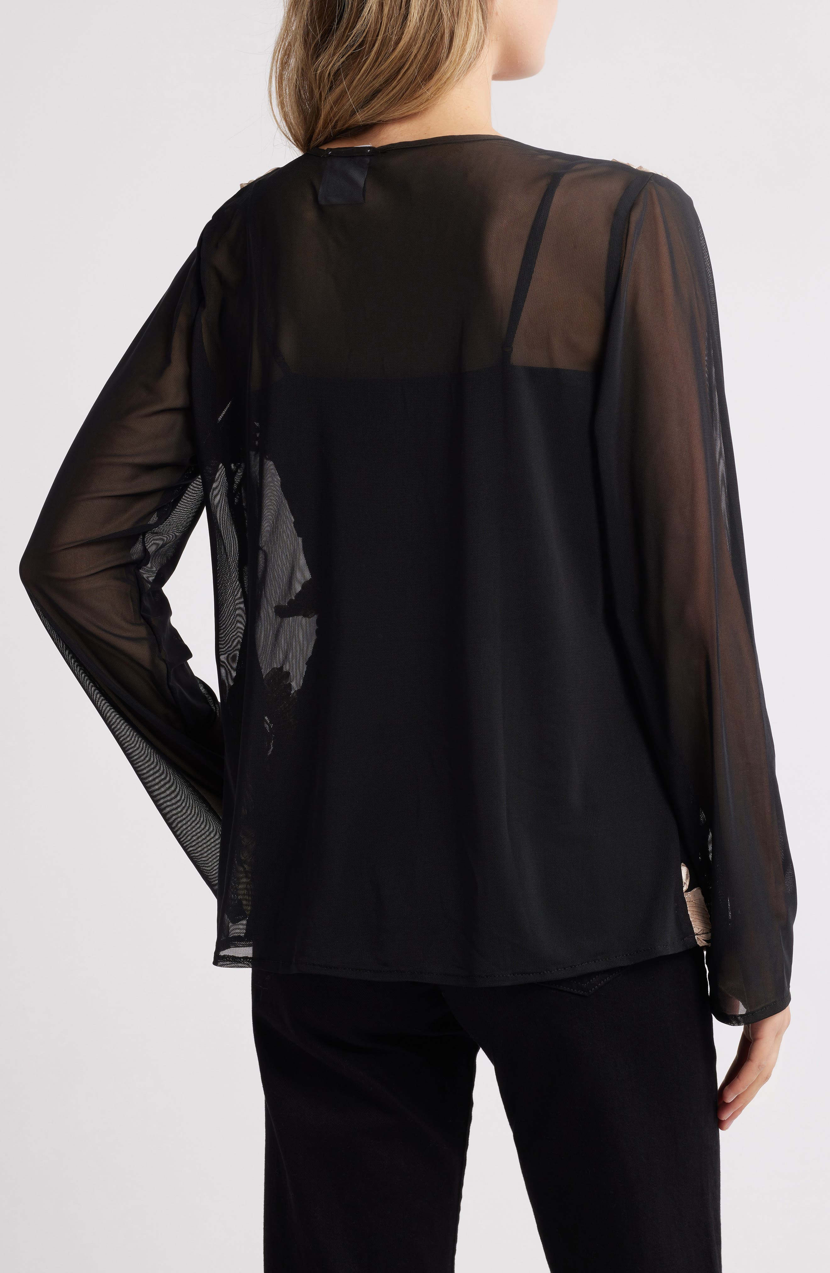 Frea Floral Tie Neck Top - image 2