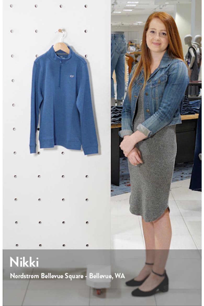 Heathered Half Zip Pullover video
