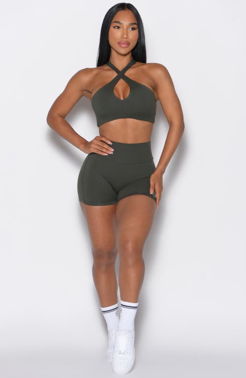 Bombshell Sportswear Smooth Shorts In Green