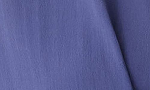 Eileen Fisher Tie Front Silk Jacket In Bluette