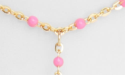 Nashelle Iris Bead Hand Chain