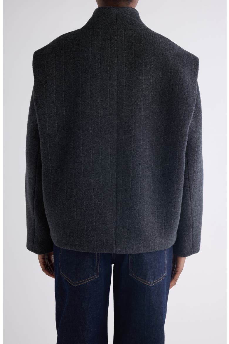 Dyogo Wool Blend Felt Jacket, Alternate, color, ANTHRACITE