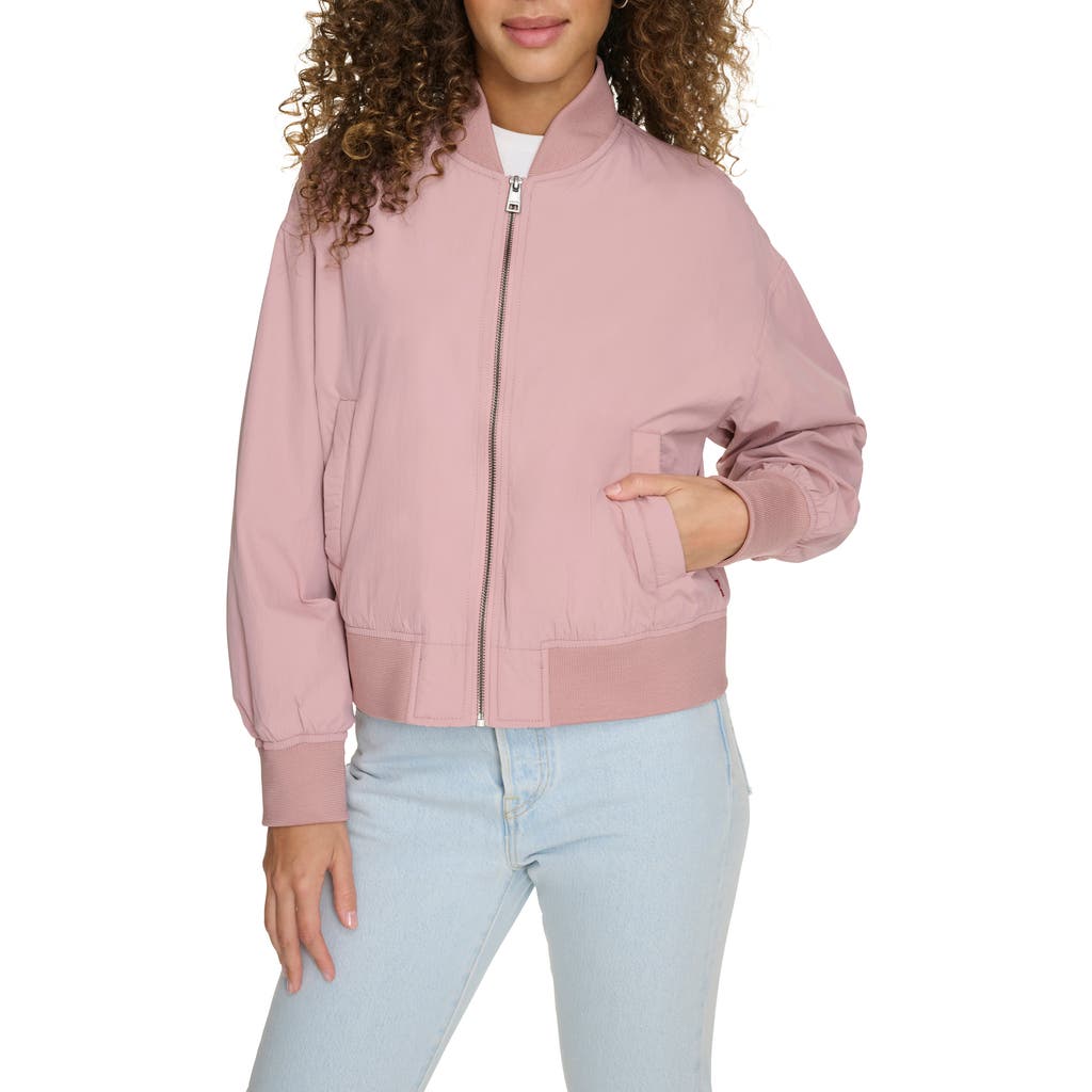 Levi's Relaxed Bomber Jacket In Dusty Rose
