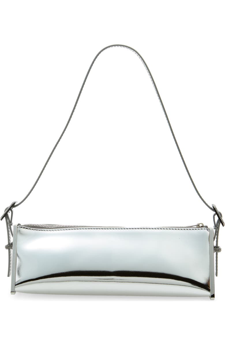 Benedetta Bruzziches Joy Metallic Leather Triangular Shoulder Bag, Alternate, color,