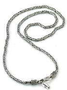SAMUEL B. Sterling Silver Byzantine Chain Necklace