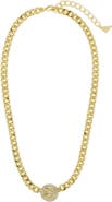 Sterling Forever Taylor Medallion Necklace