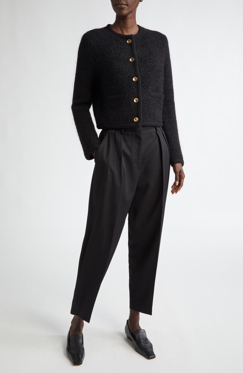 Altuzarra Napoline Tweed Crop Jacket, Alternate, color, 