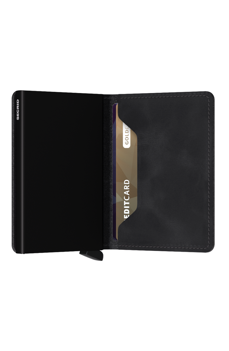 Secrid Slimwallet Vintage, Alternate, color, Black