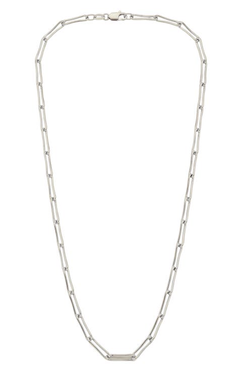Ivy Tapered Paperclip Chain Necklace