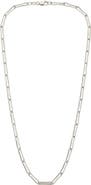 ARGENTO VIVO Ivy Tapered Paperclip Chain Necklace