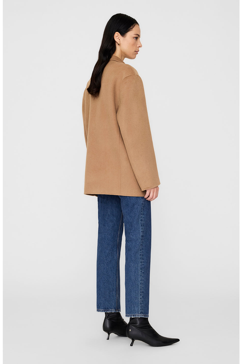 Quinn Cashmere Blend Blazer, Alternate, color, Camel
