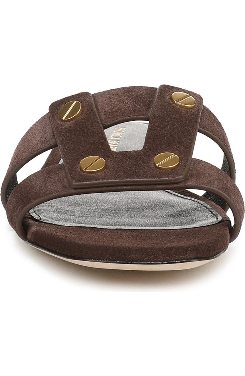 Veronica Beard Via Slide Sandal, Alternate, color, Espresso