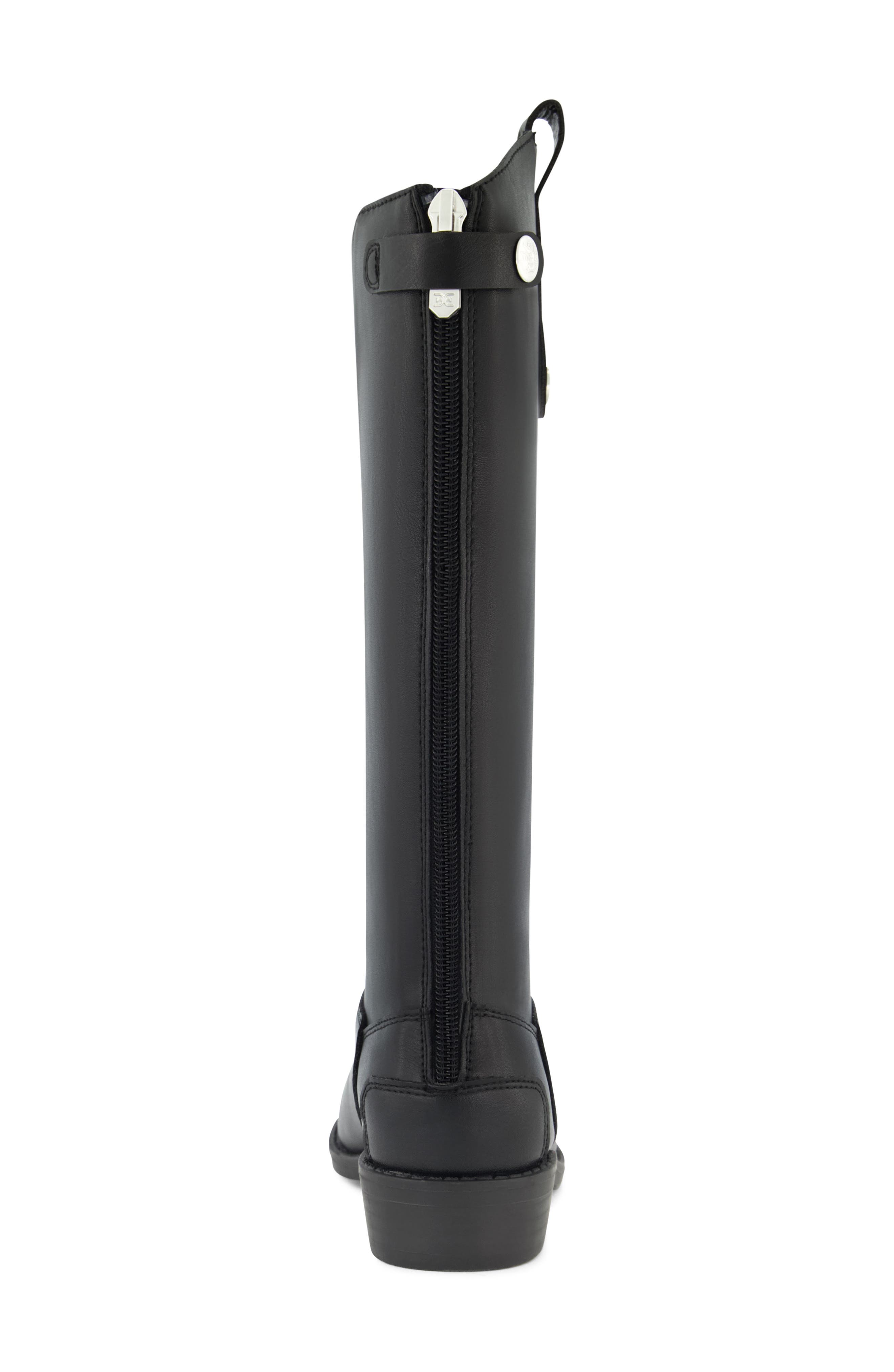 Kids' Equestrian Penny Boot, Alternate, color, BLACK
