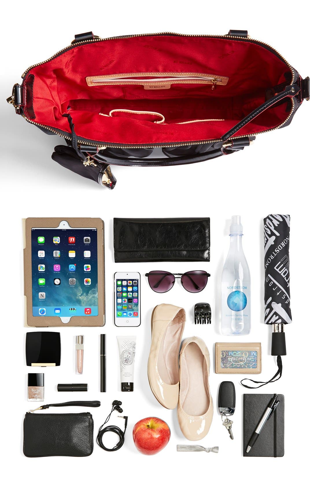 MZ Wallace 'Belle' Bedford Nylon Tote, Alternate, color, 