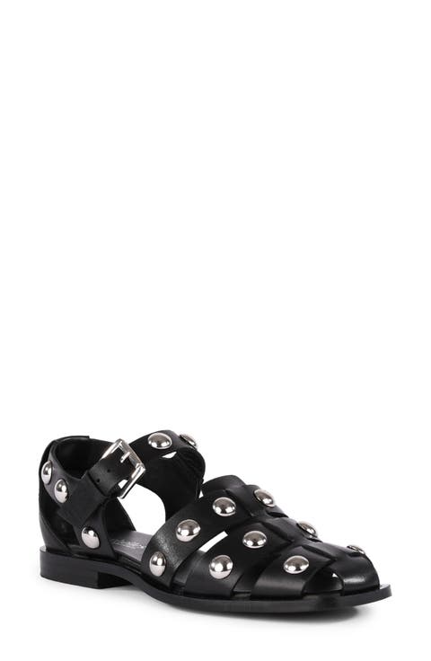 Comeback Studded Leather Sandal (Women)
