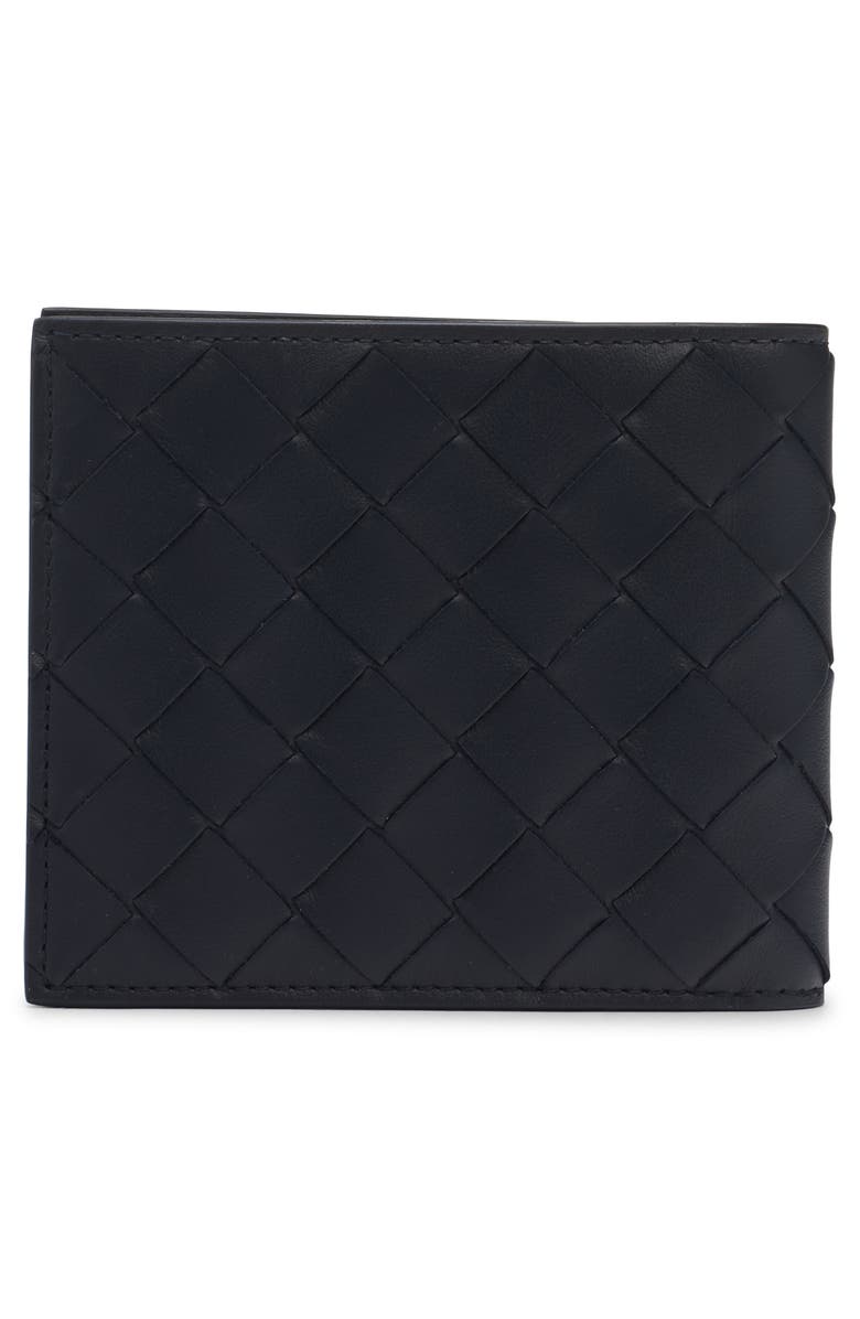 Bottega Veneta Intrecciato Leather Bifold Wallet, Alternate, color, 4112 Midnight-Taxi