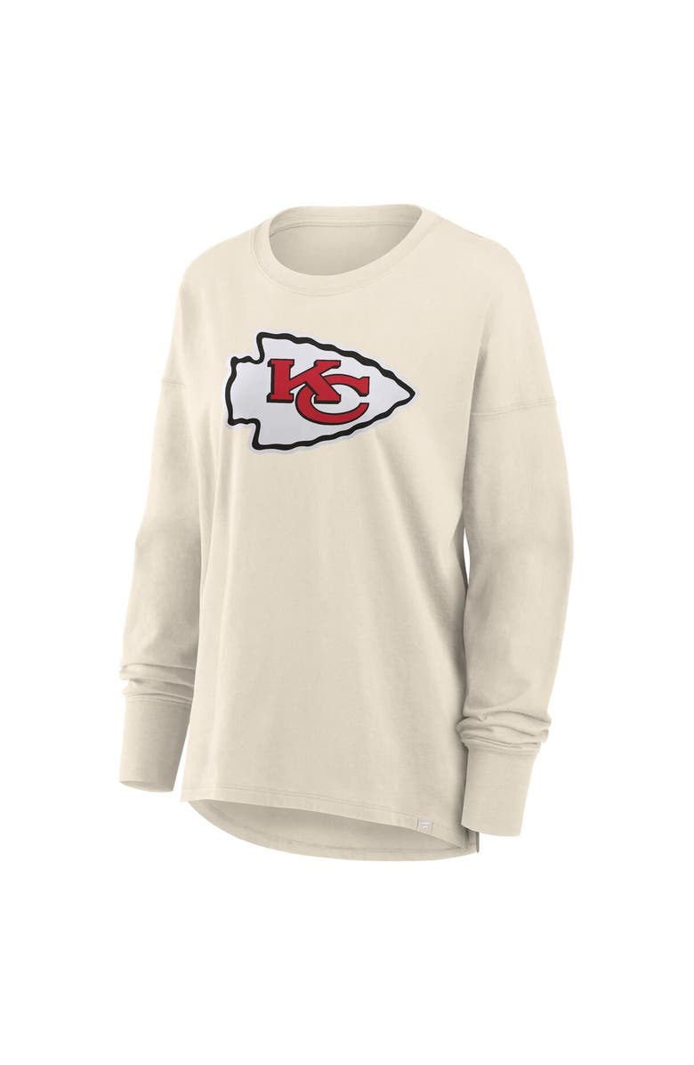 FANATICS Women's Fanatics Cream Kansas City Chiefs Dove Legacy Long Sleeve T-Shirt, Alternate, color, Cream