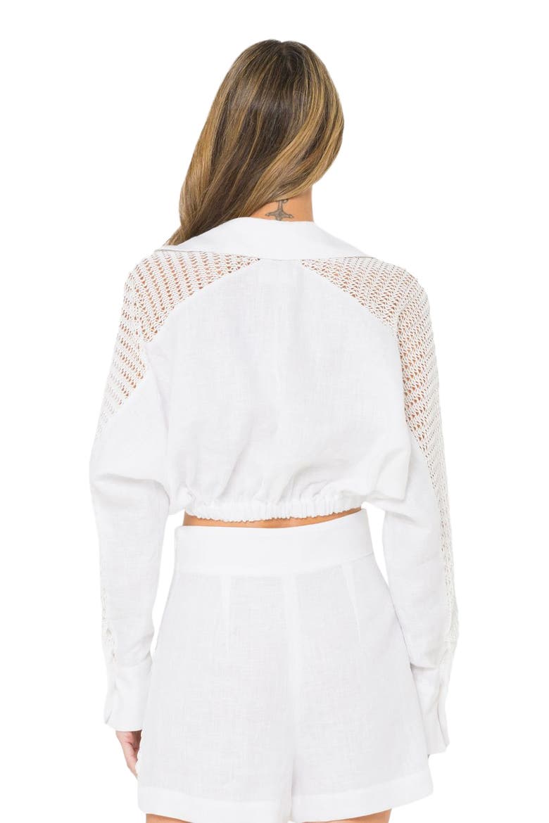 Elianne Top, Alternate, color, Optic White